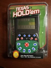 Texas Hold'em Handheld Game New In Box Pocket Arcade Casino Game Up To 8 Players