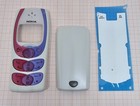 Original 100% Nokia 2300 Xpress-on Covers White Red + Keypad Latin  NEW RARE EOL