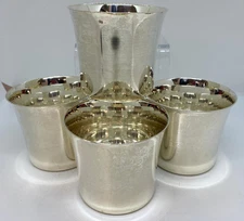 Worden-Munnis Co Sterling Silver Cup Set of 4 No Monogram