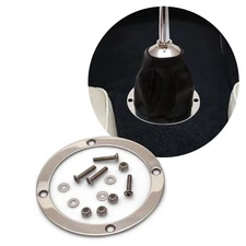 Round Polished Silver Shift Boot Trim Beauty Ring Comes With Mounting Hardware