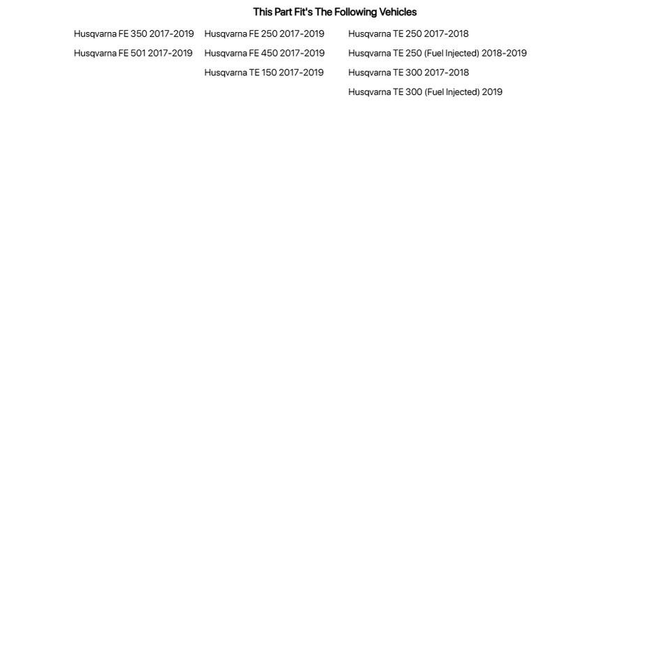 Acerbis полный пластиковый комплект оригинальный 19 для Husqvarna FE 350 2017-2019 - Изображение 2 из 2