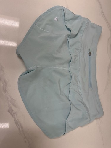NEW LULULEMON Speed Up 4" HR Hi-Rise Short size 4 TALL Blue Glow - Picture 4 of 11