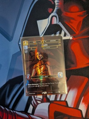 Star Wars Unlimited Karis We Don't Like Strangers P26 161 Regional Exclusive SWU