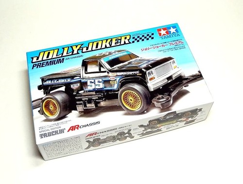 Tamiya Model Mini 4WD Racing Car 1/32 TRUCKIN Jolly-Joker Premium AR ...