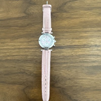 Klaus-Kobec Diamond Mother of Pearl Pink Face Ladies Watch KKB1918