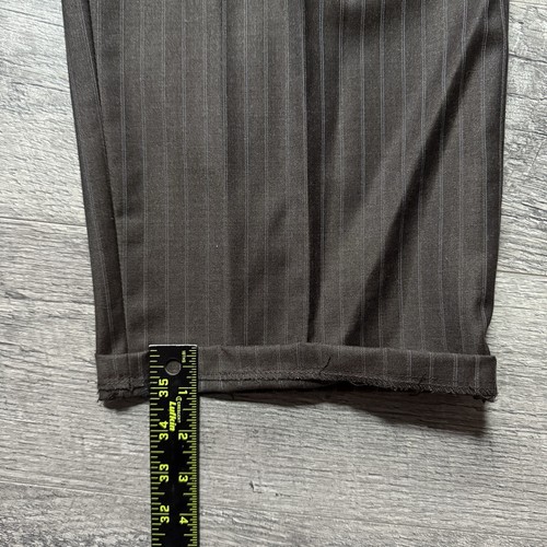 Loro Piana Super 130’s Wool Brown Pinstripe 2PC Men’s Suit Size 50 - Picture 11 of 18