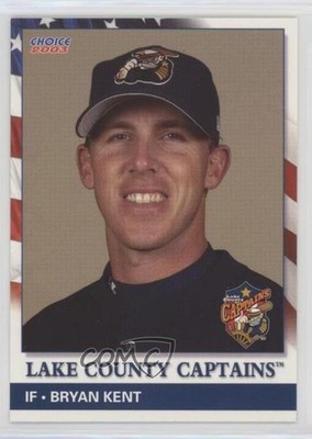 2003 Choice Lake County Captains Bryan Kent #18 sq1