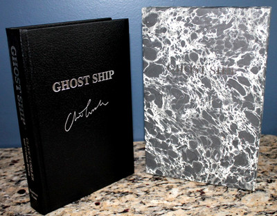 Clive Cussler GHOST SHIP NORWOOD Signed X2  1st/1st Hardcover LETTER JJ SLIPCASE