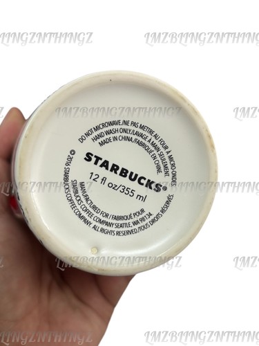 Vaso de cerámica de béisbol Starbucks 2016 Boston de 12 oz ~ raro/difícil de encontrar/nuevo - Imagen 5 de 11