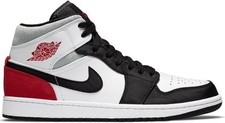 Jordan 1 Mid Gym Red Black Toe for Sale | Authenticity Guaranteed