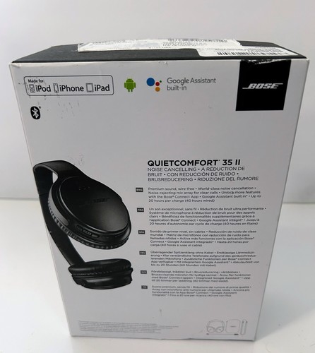 Bose Quietcomfort 35 II Cuffie wireless con cancellazione del rumore Blutooth - Nero - Foto 2 di 7