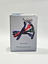 Harry's Men's Disposable Razors Multi-Color Variety Pack 4 Ct Damage Box Special