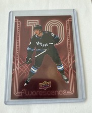 2024-25 Upper Deck Series 2 Fluorescence Red Maveric Lamoureux #F-4 Utah Mammoth