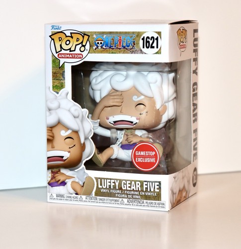 Funko Pop! One Piece Luffy Gear Five Laughing GameStop Exclusive + Protector - Picture 3 of 12