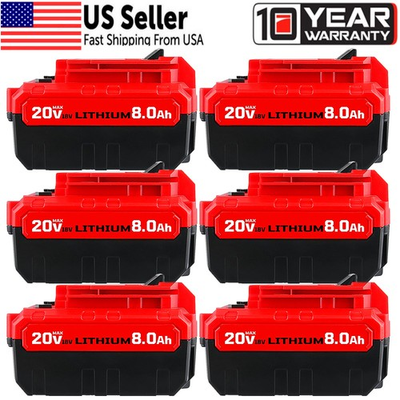 #ad Pack 20V 8.0Ah 20 Volt Lithium ion Battery for Porter Cable MAX PCC685L PCC680L $71.69