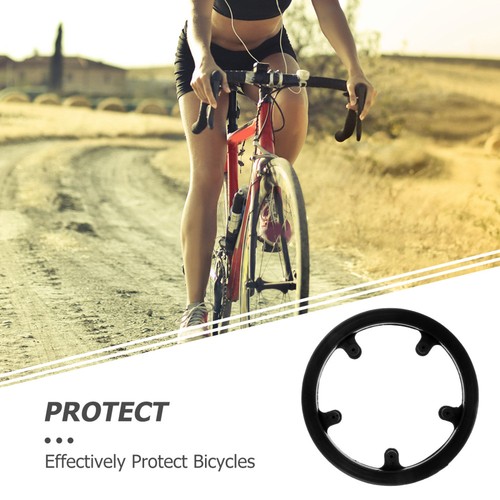 Cubierta de placa de dientes Funda protectora de cadena de trabajo Protector de plato de bicicleta - Imagen 12 de 12