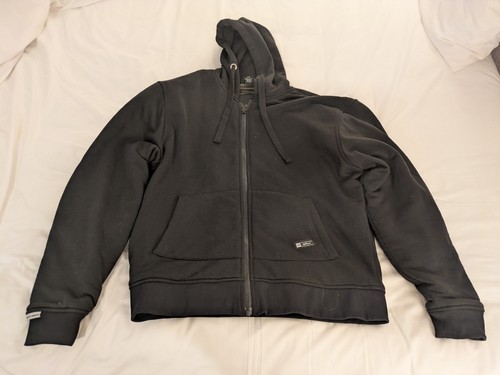 Merlin Hoodie Hamlin Black Large Armored Jacket Full Zip MPC003