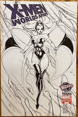#ad X Men Worlds Apart #1 J. Scott Campbell Wizard World Texas Variant Cover $15.00