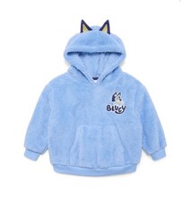 Bluey Toddler Girls Plush Cosplay Hoodie, Size 3T