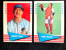 1961 Fleer Baseball Greats - Frankie Frisch &amp; Jimmie Wilson Gashouse Gang VG-EX