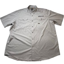 Ariat Rebar Men s Sz XXL Button Up Venttek Short Sleeve Vented Work Shirt Logo