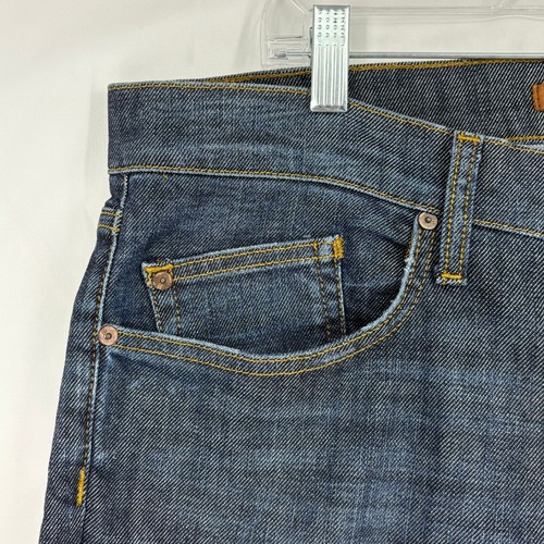 Joe's Mens Size 34 Waist Jeans Straight + Narrow Medium Blue Five Pocket 30" Ins - Imagen 3 de 9