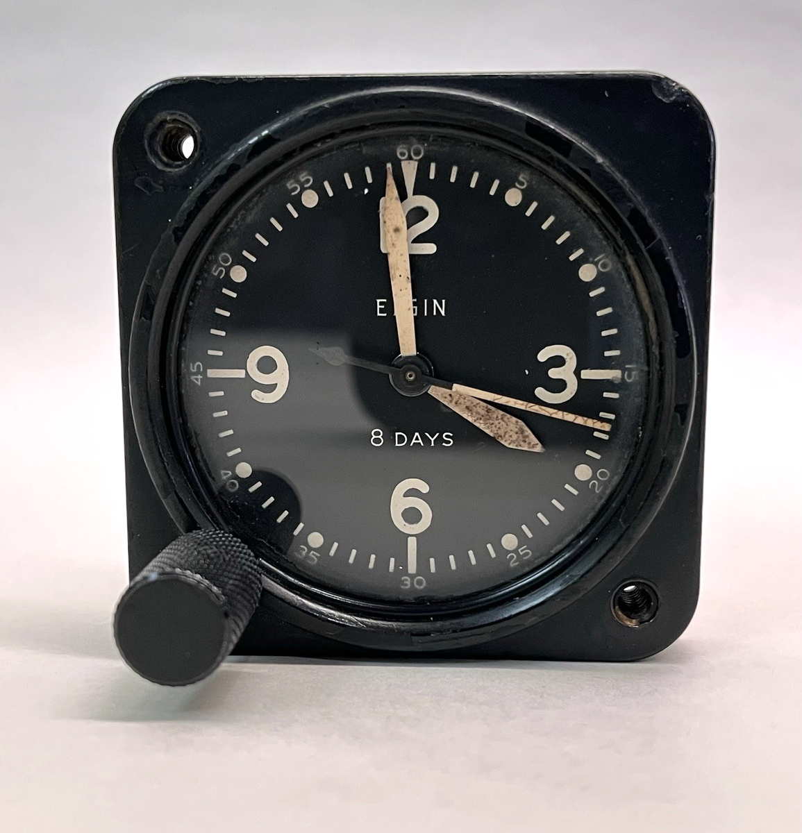 Vintage WWII Elgin 8-Day Aircraft Cockpit Clock - 562 A-11 | eBay