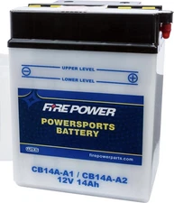 WPS Conventional 12V Heavy Duty Motorcycle Battery YB14A-A2 CB14A-A2~MAR