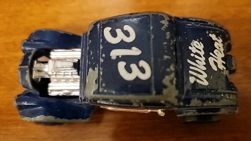 Vintage Blue Willys Streey Rod Street Error Coupe 313 White Heat Matchbox Rare - Picture 3 of 10