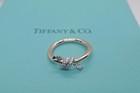GIFT.Tlffany&co.Knot Ring in 18k Yellow Gold 0.05 CTW size 7 — photo 1