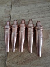 Victor Acetylene Cutting Tips 000-1-101, 2-1-101, 3-1-101 7-1-101 Lot Of 5