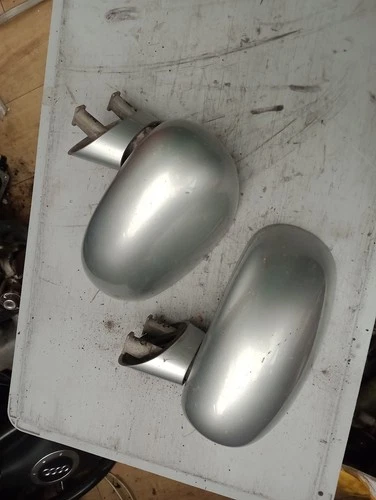 AUDI TT 8n mk1 PAIR OF WING MIRRORS DOOR SILVER LEFT+RIGHT SIDE RS SPORT STYLE