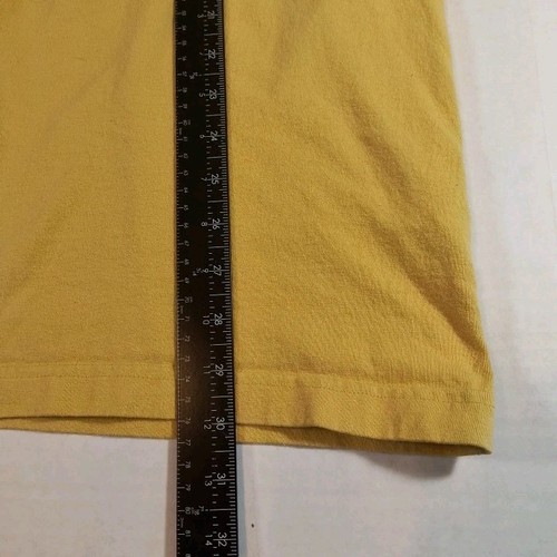 T-shirt uomo Carhartt vintage manica lunga gialla trattore combinato taglia XL - Foto 6 di 6