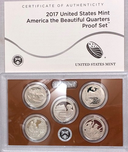 2017 United States Mint Silver Proof Set, Proof Set ,Proof Quarter Sets 30 Coins - Picture 11 of 12