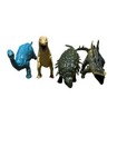 Vintage Lot Of 4 Dinosaurs Apatosaurus Ankylosaurus Allosaurus