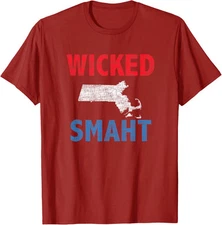 Wicked Smaht Boston Tee Funny Present Travel Cool Fan Unisex T-Shirt