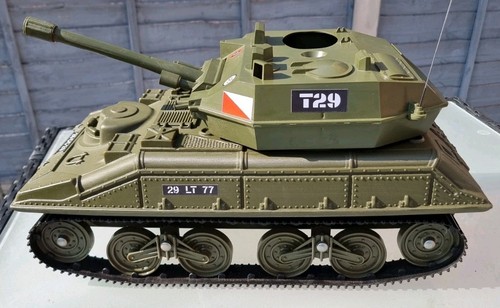Vintage Action Man Viper Tank Cherilea with Tracks Hard Turret Boxed VAM - Bild 7 von 20