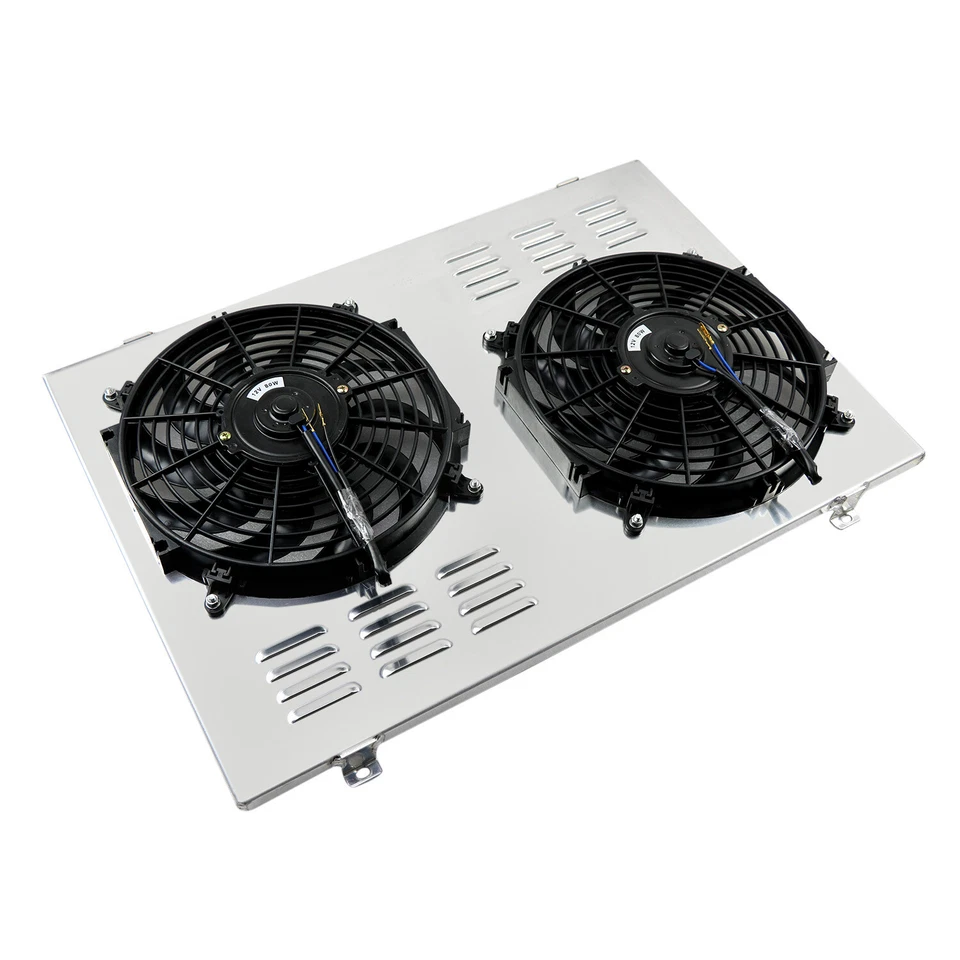 Aluminum Radiator Shroud Fan+Relay for Chevy C10 C20 C30 Pickup Truck 73-1987,76 - Image 4 of 4