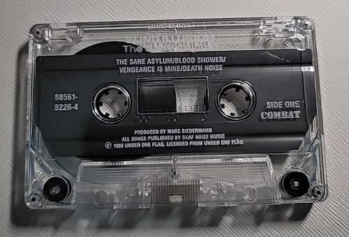 Blind Illusion - The Sane Asylum Cassette 1988 Combat Records - Picture 3 of 5