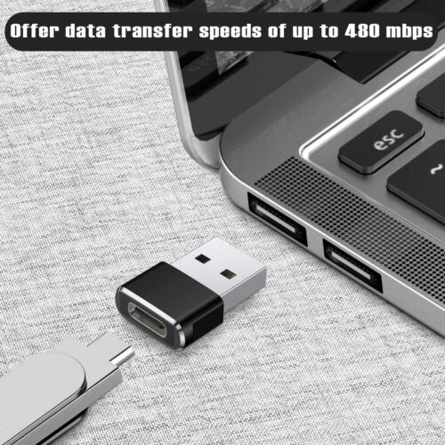 2 PACK USB C 3.1 Type C Female to USB 3.0 Type A Male Port Converter Adapter NEW - Picture 4 of 6