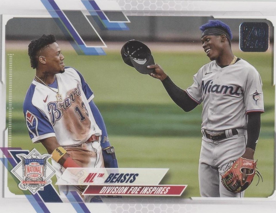 2021 Topps Update Series - Jazz Chisholm Ronald Acuña Jr. #US306 - 1 of 1