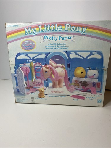 Vintage 1983 My Little Pony Pretty Parlor With Box And Accessories + Sea Pony - Picture 3 of 20