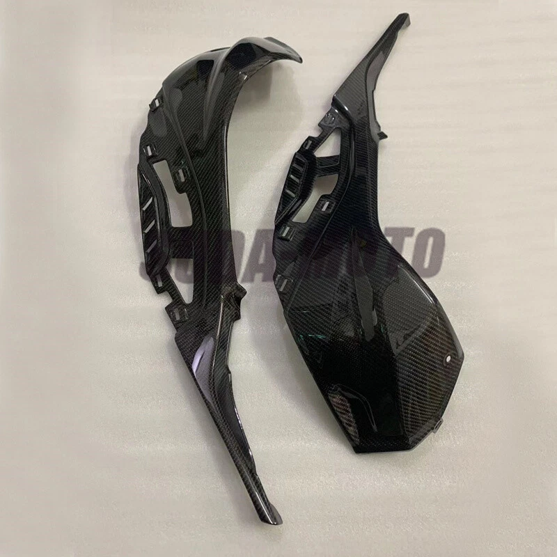 Carenado del panel de cubierta lateral del tanque de gasolina 100 % fibra de carbono para BMW S1000RR 2019-2023 Foto 2 de 4