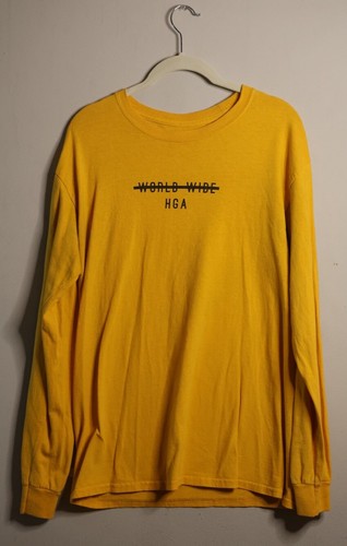 Native Supply HGA Gr. M Gelbgold His Glory Alone Streetwear Grafik - Bild 1 von 6