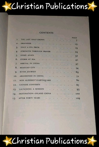 ❤GOD'S ADVENTURER: HUDSON TAYLOR BY PHYLLIS THOMPSON (TASCHENBUCH, 1974) VINTAGE❤ - Bild 10 von 12
