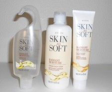 Avon Skin So Soft Radiant Moisture Lot 11.8 oz Creamy Body Wash, 5oz. Shower Gel