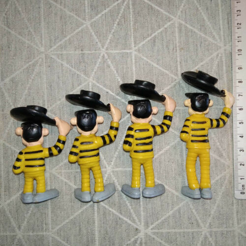 vintage SCHLEICH - lucky luke - DALTON figurines PVC - série complète - Imagen 2 de 2
