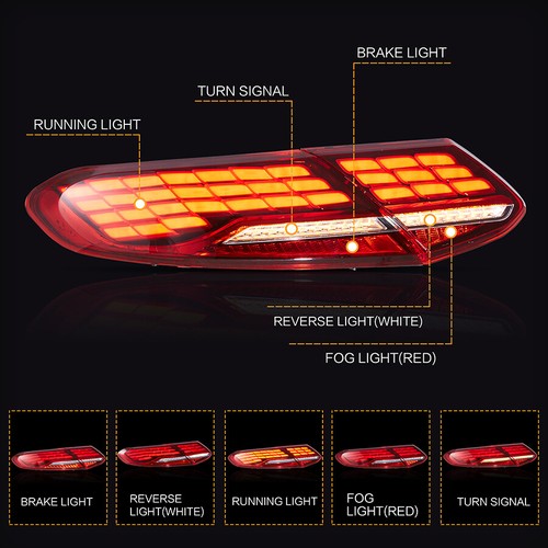 VLAND Tail Lights Fit For Mercedes-Benz C-Class 2-Door 2016-2021 Models Full LED - Picture 9 of 15