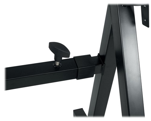 Rockville Z45W Z-Style 2-Tier Keyboard Stand+Wheels Fits Yamaha PSR-EW410 - Picture 6 of 11