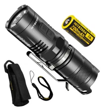 NITECORE MT10C 920lm Tactical Red & White Flashlight with Rechargeable Battery
